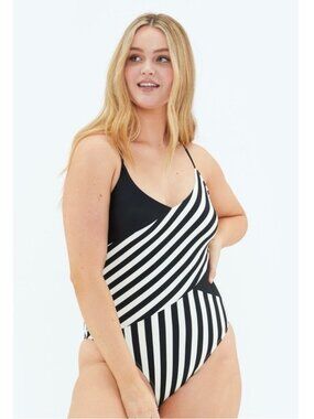 Summersalt The Marina Striped one piece sz 20